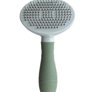 sage pet brush self cleaning on cat or dog